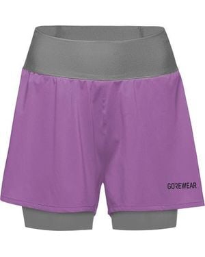 Gore Wear Concurve 3In 2-In-1 Short - Purple