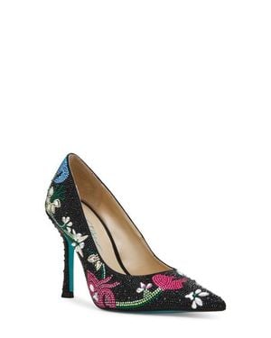 Betsey Johnson Brice Crystal Floral Pump - Multicolor