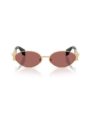 Versace 55Mm Oval Sunglasses - Pink