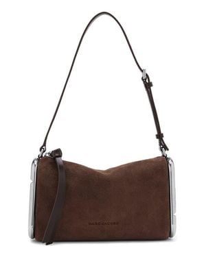 Marc Jacobs Small Scene Suede Shoulder Bag - Brown