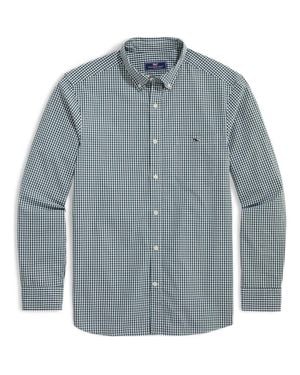 Vineyard Vines Gingham Stretch Cotton Button-Down Shirt - Blue