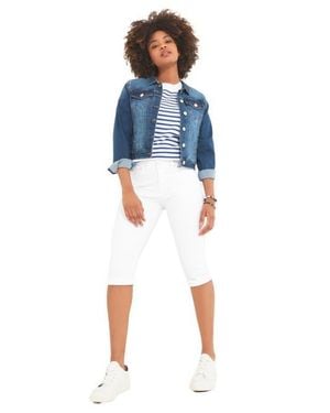 Joe Browns Stretch Denim Capri Pant - Blue
