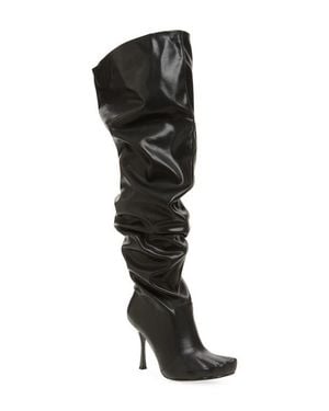 Jeffrey Campbell Conform 2 Embossed Toe Over The Knee Boot - Black