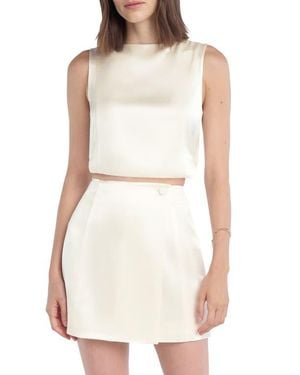 FAVORITE DAUGHTER The Love Struck Crop Top - White