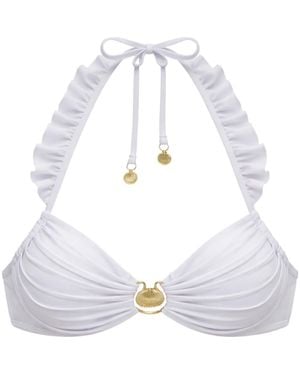IVY SWIMWEAR Rosetta Bikini Top - White