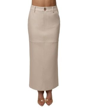 JLUXLABEL Focus Skirt - Natural
