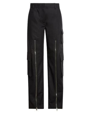 Acne Studios Pytail Layered Cotton Sateen Cargo Pants - Black