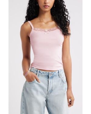 BP. Lace Trim Camisole - Multicolor