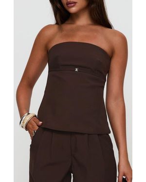 Princess Polly Irresistible Strapless Top - Black