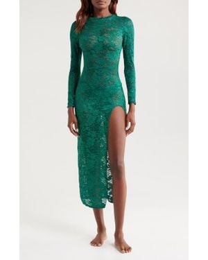 Kilo Brava Lace Midi Dress - Green