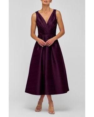 Kay Unger Olivia Sleeveless Cocktail Dress - Purple