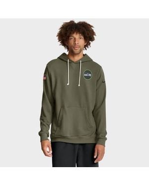 Nike Seattle Seahawks 2025 Salute To Service Sideline Standard Issue Dri-Fit Hoodie - Green