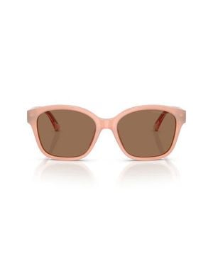 Emporio Armani Kids' 49Mm Small Cat Eye Sunglasses - Brown