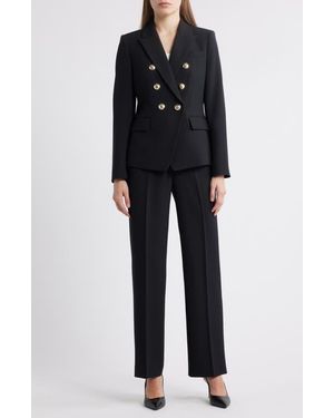 Tahari Double Breasted Two-Piece Suit - Black