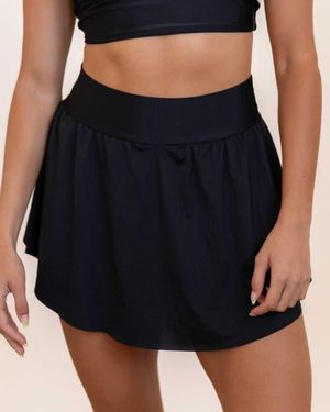 Nanis Sea Spray Swim Skirt - Black