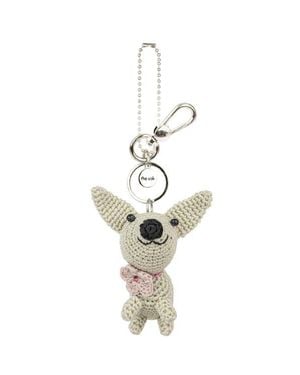 The Sak Yarnicharmz Hand Crochet Dangle - Metallic