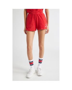 Sporty & Rich Vendome French Terry Shorts - Red