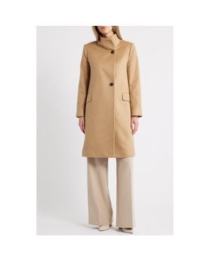 Fleurette Milly Cashmere Coat - Natural