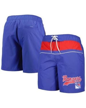 Starter New York Rangers Freestyle Volley Swim Shorts - Blue