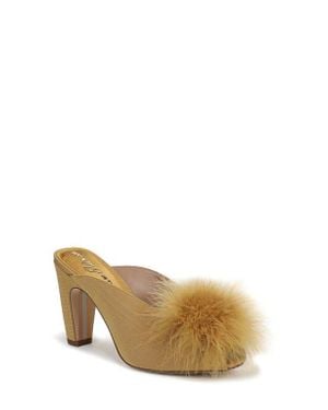 Sam Edelman Witney Feather Embellished Pump - Natural