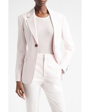 A.L.C. Elza One-Button Blazer - White