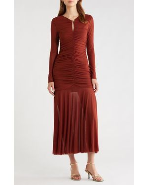 chinese dress ladies Astr The Label Anastasia Sweater Dress in Wine