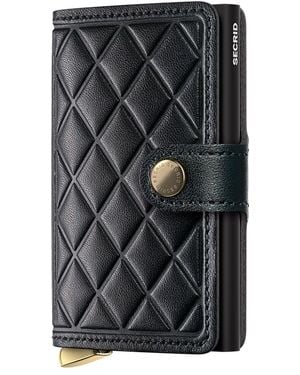 Secrid Premium Miniwallet+ Emboss Diamond - Black