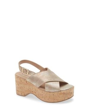 Cordani Jovi Slingback Platform Sandal - Natural