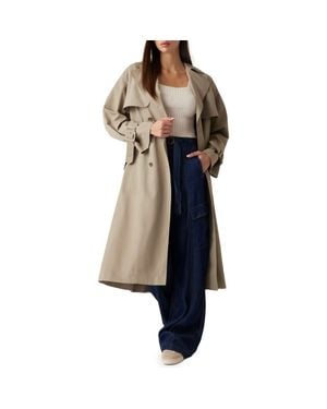 Guess Amira Trench Coat - Blue