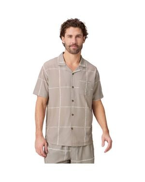 Fabletics The Cabana Button Up - Gray