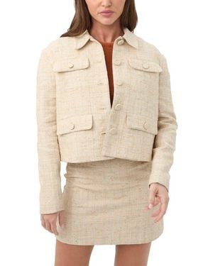Trina Turk Bayonne Tweed Jacket - Natural