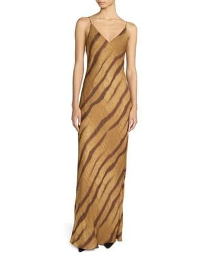 FRAME The Silk Slip Dress - Natural