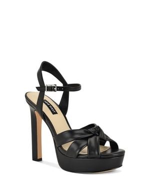 Nine West Windee Ankle Strap Platform Sandal - Black