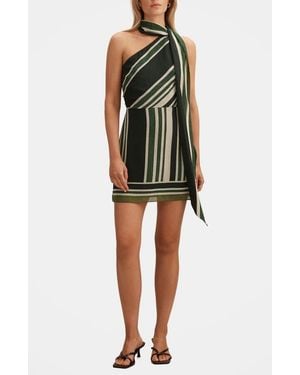 EVER NEW Trudy One-Shoulder Minidress - Green