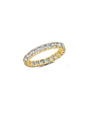 Crislu Asscher Cubic Zirconia Eternity Band Ring - Metallic