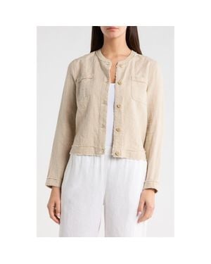 Tommy Bahama Two Palms Patch Pocket Linen Jacket - Natural