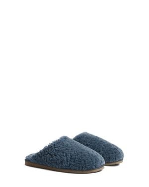 Parachute Genuine Shearling Wool Clog - Blue