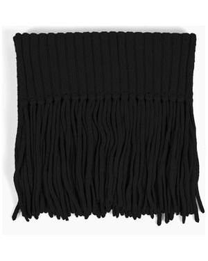 SSKEIN Fringe Scarf - Black