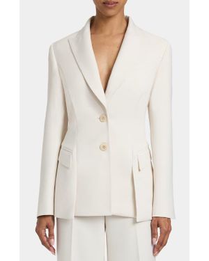 Santorelli Mimi Open Flap Jacket - White