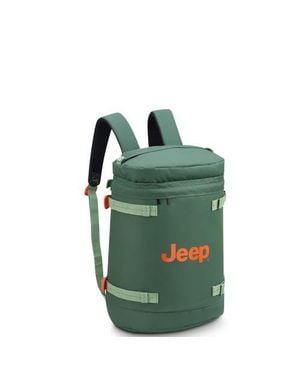 Jeep Js013C 15.6 Laptop Cylindrical Backpack - Green