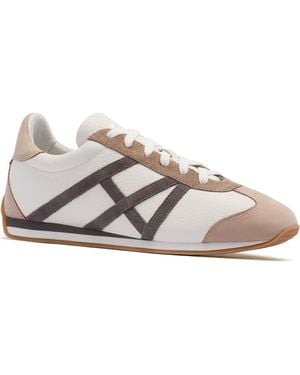 Frankie Duke Leather Sneaker - Gray