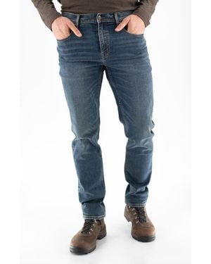 DEVIL-DOG DUNGAREES Slim Straight Leg Jeans - Blue