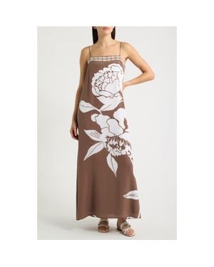 Lilly Pulitzer Jesslyn Silk Maxi Dress - Brown