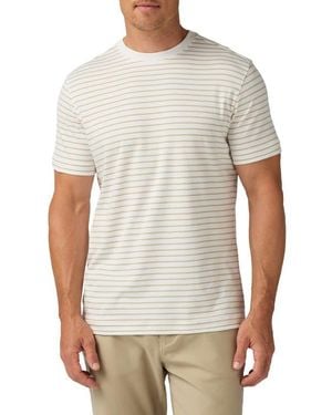 Mizzen+Main Palmer Stripe Pima Cotton T-Shirt - White