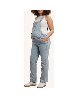 Nom Maternity Mae Maternity Overalls - Blue