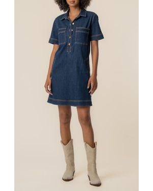 Kut From The Kloth Tatiana Denim Dress - Blue