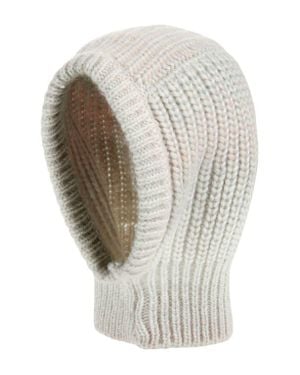 Tasha Knit Balaclava - White