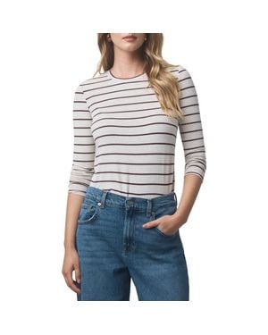 Splendid Stripe Long Sleeve Tee - Blue