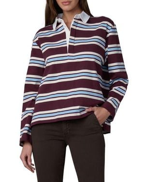 Joe's Jeans Dylan Striped Rugby Shirt - Blue