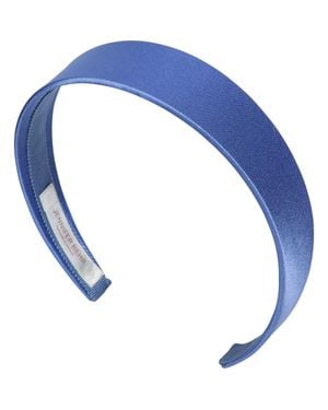 Jennifer Behr Lydia Satin Headband - Blue